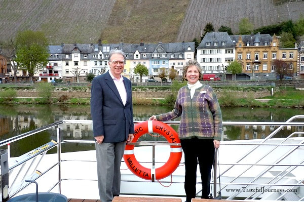Scooter and Terry Tessari on a Rhine River cruise picture