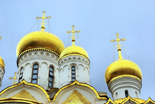 Moscow Gold Domes Picture