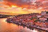 Porto, Portugal Sunset Picture