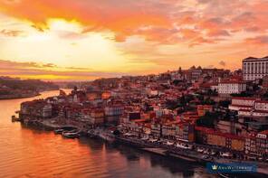 Douro River Portugal Sunset Picture