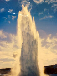 Geyser on the Golden Circle Tour Picture