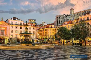 Lisbon Rossio Square Picture